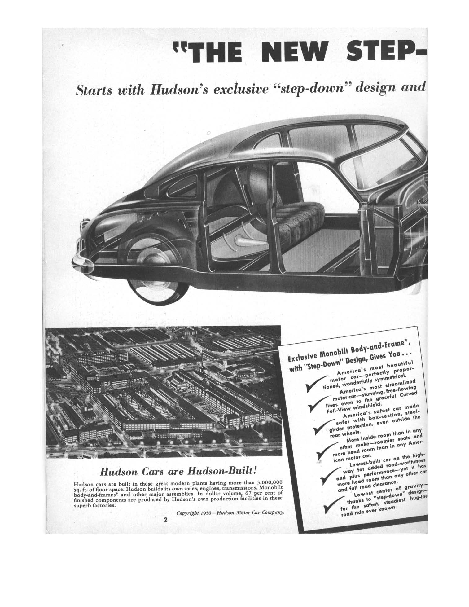 1950 Hudson Sales Booklet Page 17
